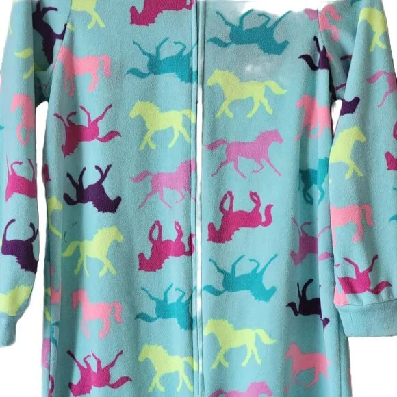 Joe Boxer Kids One Piece Fleece Pajama Long Sleeves Large 10-12 Gently Loved - Picture 11 of 13